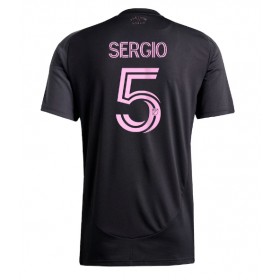 Inter Miami Sergio Busquets #5 Borta Kläder 2025-26 Kortärmad